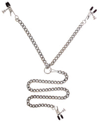 Spartacus Y-Style Broad Tip Nipple Clamps &amp; Clit Clamp