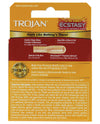 Trojan Ultra Ribbed Ecstasy Condoms - Box of 3