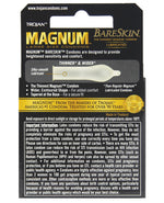 Trojan Magnum Bareskin Condoms - Pack of 3