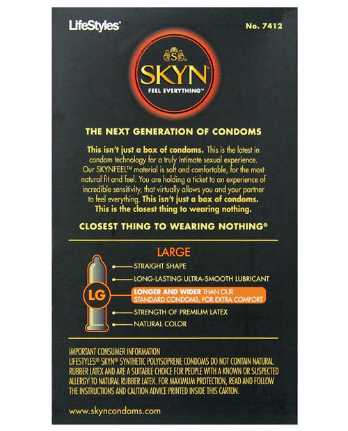 Lifestyles SKYN Elite Large Condoms - Box of 12