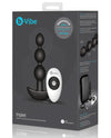 b-Vibe Remote Triplet Anal Beads - Black