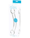 Glas 7&quot; Curved Glass G Spot Stimulator - Clear