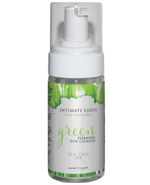 Intimate Earth Foaming Toy Cleaner - 100 ml Green Tea Tree Oil