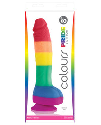 Colours Pride Edition 8&quot; Dong w/Suction Cup