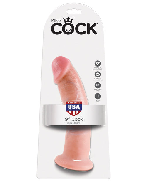 King Cock 9&quot; Cock - Flesh
