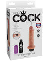 King Cock 6&quot; Squirting Cock - Flesh