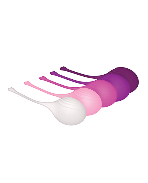 Evolved Tight &amp; Delight 5 pc Weighted Kegel Ball Set - Assorted Colors