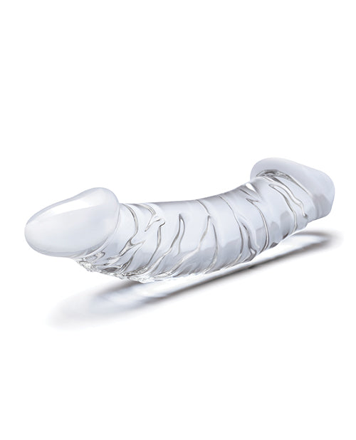 Glas 10.5&quot; Realistic Girthy Glass Double Dong - Clear