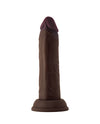 Shaft Model J Flexskin Liquid Silicone 6.5&quot; Dong - Mahogany