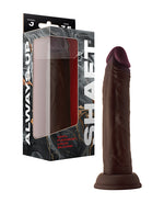 Shaft Model J Flexskin Liquid Silicone 7.5&quot; Dong - Mahogany