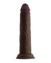 Shaft Model J Flexskin Liquid Silicone 8.5&quot; Dong - Mahogany