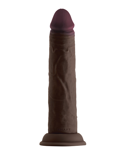 Shaft Model J Flexskin Liquid Silicone 8.5&quot; Dong - Mahogany
