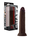 Shaft Model J Flexskin Liquid Silicone 8.5&quot; Dong - Mahogany