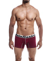 Male Basics Performance Boxer Burgundy SM