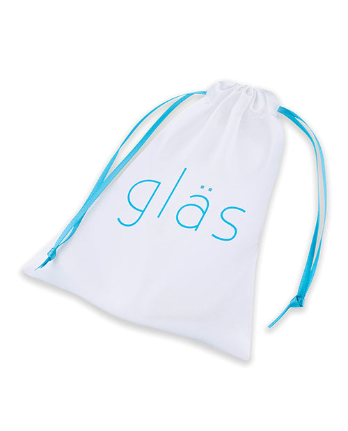 Glas 5&quot; Rosebud Glass Butt Plug - Pink