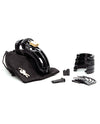The Curve 3 3/4&quot; Curved Cock Cage &amp; Lock Set  - Black