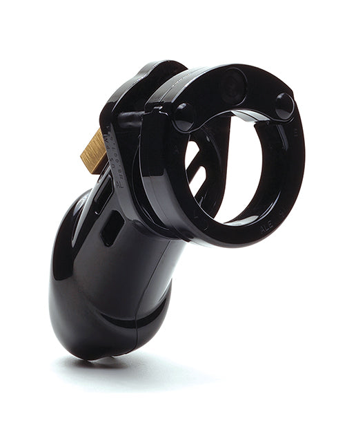 CB-6000 3 1/4" Cock Cage &amp; Lock Set - Black