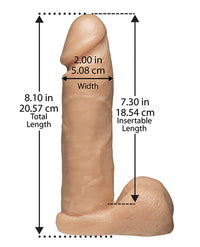 Ultra Harness 2 Set 3 w/8&quot; Realistic Dong &amp; Powder