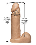 Ultra Harness 2 Set 3 w/8&quot; Realistic Dong &amp; Powder