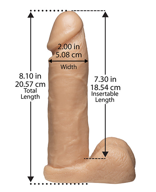 Ultra Harness 2 Set 3 w/8&quot; Realistic Dong &amp; Powder