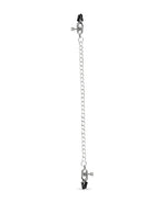 Easy Toys Big Nipple Clamps w/Chain - Silver