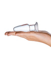 Glas 3.5&quot; Butt Plug - Clear