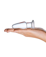 Glas 3.5&quot; Butt Plug - Clear