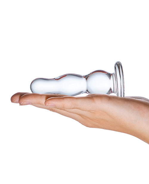 Glas 4&quot; Butt Plug - Clear
