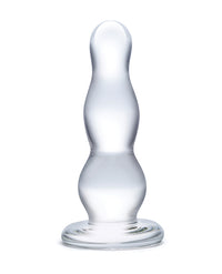 Glas 4&quot; Butt Plug - Clear