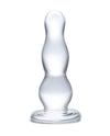 Glas 4&quot; Butt Plug - Clear