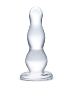 Glas 4&quot; Butt Plug - Clear