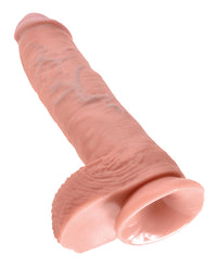 King Cock 10&quot; Cock w/Balls - Flesh