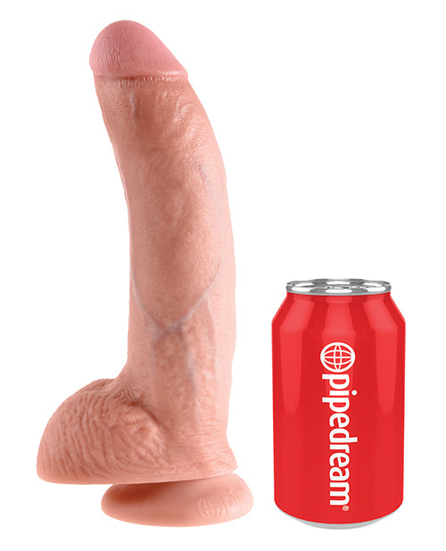 King Cock 9&quot; Cock w/Balls - Flesh