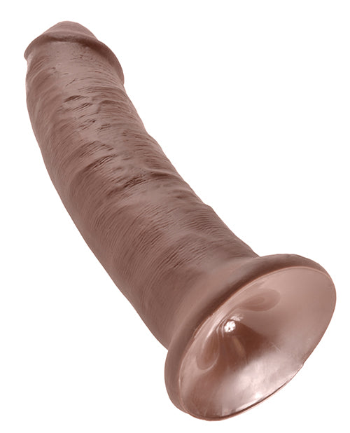 King Cock 9&quot; Cock - Brown
