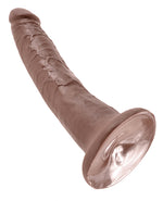 King Cock 7&quot; Cock - Brown