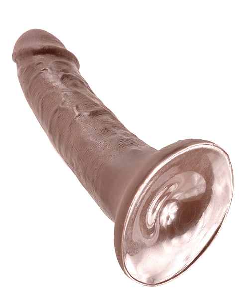 King Cock 6&quot; Cock - Brown
