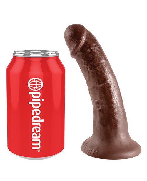King Cock 6&quot; Cock - Brown