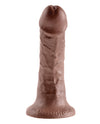 King Cock 6&quot; Cock - Brown