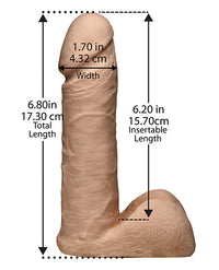 Ultra Harness 2 w/7&quot; Ultraskyn Cock - White