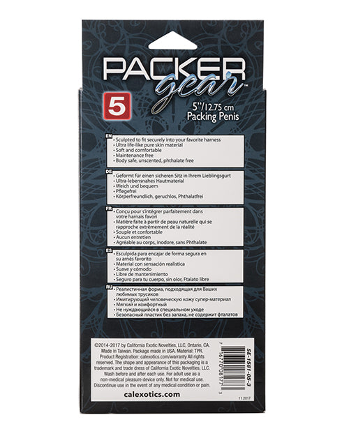 Packer Gear 5&quot; Packing Penis - Ivory