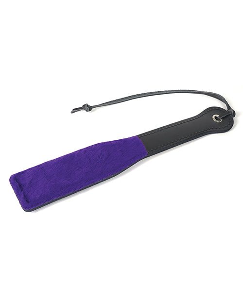 Spartacus 12&quot; Faux Fur Paddle - Purple