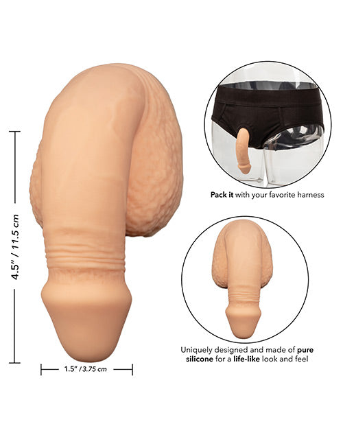 Packer Gear 5 Silicone Packing Penis - Ivory