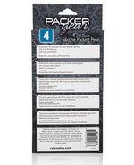 Packer Gear 4 Silicone Packing Penis - Black