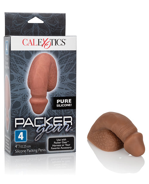 Packer Gear 4 Silicone Packing Penis - Brown