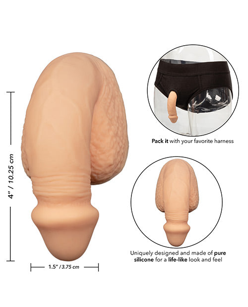 Packer Gear 4 Silicone Packing Penis - Ivory