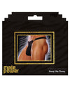 Male Power Bong Clip Thong Black S/M