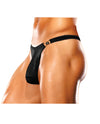 Male Power Bong Clip Thong Black L/XL