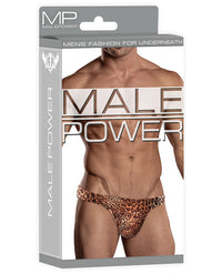 Male Power Wonder Thong Animal Print L/XL