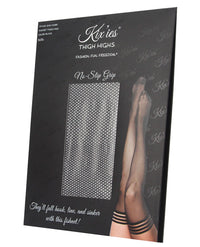Kix&#039;ies Sam Fishnet Thigh High Black B
