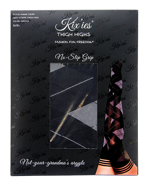 Kix&#039;ies Kimmie Argyle Thigh High Argyle